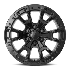 Factory Reproductions FR 99 Gloss Black 17x9 +18 6x135mm 87.1mm