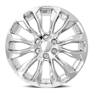 Factory Reproductions FR 203 Chrome 22x9 +28 6x139.7mm 78.1mm