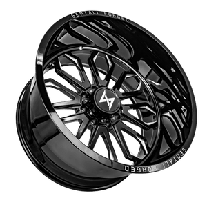 Sentali Forged SF-3 Gloss Black Milled 24x16 -99 6x139.7mm 0mm - WheelWiz