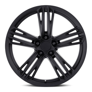 Factory Reproductions FR 35F Satin Black 20x9 +27 5x120mm 66.9mm