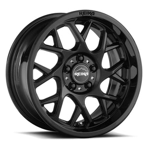 Reika R25 Gloss Black 15x7 +15 5x100mm 56.1mm