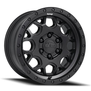 Reika R45 Satin Black 17x8 +35 6x130mm 84.1mm