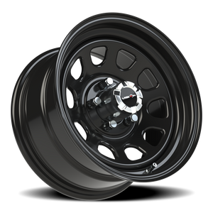 Vision Wheel 84H Gloss Black 15x8 +6 5x114.3mm 83mm - Wheelwiz