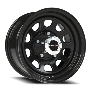 Vision Wheel 84H Gloss Black 15x8 -19 5x139.7mm 108mm - Wheelwiz