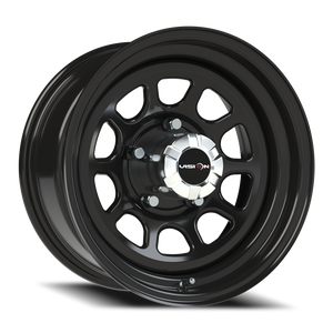 Vision Wheel 84H Gloss Black 16x8 -12 5x139.7mm 108mm - Wheelwiz