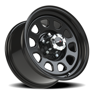 Vision Wheel 84H Gloss Black 17x9 -12 6x139.7mm 108mm - Wheelwiz