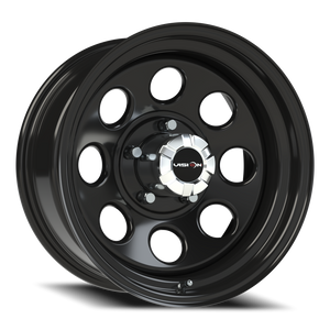 Vision Wheel 85H Gloss Black 17x8 -12 5x139.7mm 108mm - Wheelwiz