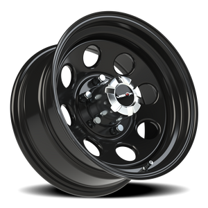 Vision Wheel 85H Gloss Black 16x8 -12 6x139.7mm 108mm - Wheelwiz