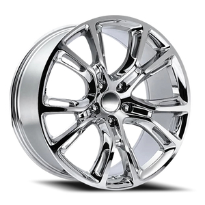 Factory Reproductions FR 88 Chrome 20x10 +50 5x127mm 71.5mm - Wheelwiz