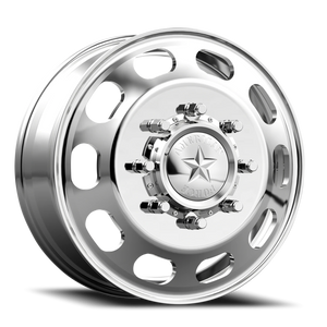 American Force 95 HD DBO Polished 19.5x6.75 +141 8x210mm 154mm - Wheelwiz