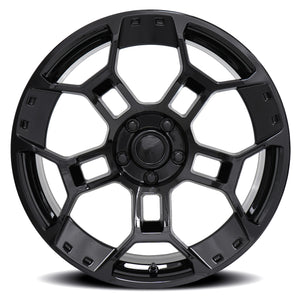 Factory Reproductions FR 701F Gloss Black 19x10 +35 5x114.3mm 70.5mm