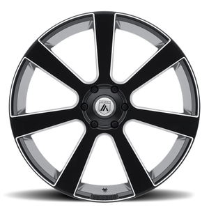 Asanti Black ABL-15 APOLLO Satin Black Milled 22x9 +35 6x120mm 66.9mm - Wheelwiz