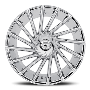 Asanti Black ABL-18 MATAR Chrome 20x8.5 +40 5x112|5x114.3mm 72.6mm - Wheelwiz