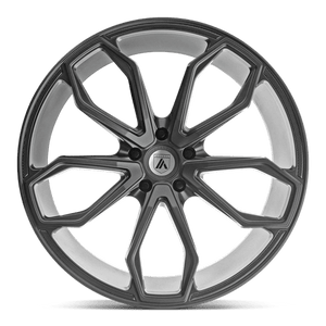 Asanti Black ABL-19 ATHENA Matte Graphite 22x9 +15 5x115mm 72.6mm - WheelWiz
