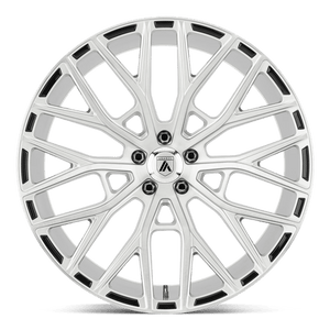 Asanti Black ABL-21 LEO Brushed Silver 22x10.5 +35 5x114.3mm 72.6mm - WheelWiz