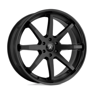 Asanti Black ABL-32 KAISER Satin Black Gloss Black Lip 20x9 +30 6x139.7mm 100.3mm - Wheelwiz