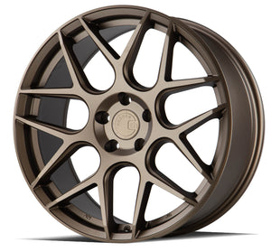 Aodhan AFF2 Matte Bronze 19x8.5 +35 5x112 66.6mm - Wheelwiz