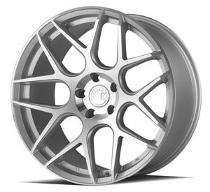 Aodhan AFF2 Gloss Silver Machined Face 19x9.5 +35 5x112 66.6mm - Wheelwiz