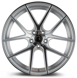 Aodhan AFF3 Gloss Silver Machined Face 20x10.5 +35 5x120 72.6mm - Wheelwiz