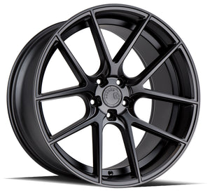 Aodhan AFF3 Matte Black 20x10.5 +45 5x114.3 73.1mm - Wheelwiz