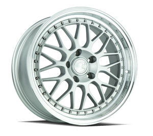 Aodhan AH02 Silver w/ Machined Lip 18x8.5 +35 5x120 72.6mm - Wheelwiz