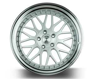 Aodhan AH02 Silver w/ Machined Lip 19x11 +22 5x114.3 73.1mm - Wheelwiz