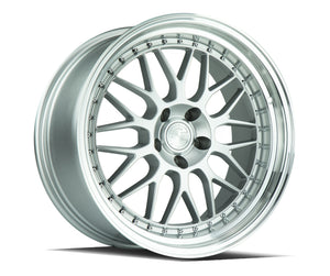 Aodhan AH02 Silver w/ Machined Lip 19x9.5 +22 5x114.3 73.1mm - Wheelwiz