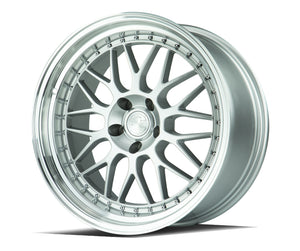 Aodhan AH02 Silver w/ Machined Lip 19x9.5 +30 5x114.3 73.1mm - Wheelwiz