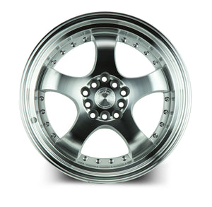 Aodhan AH03 Silver w/Machined Face 17x9 +25 5x100|5x114.3 73.1mm - Wheelwiz