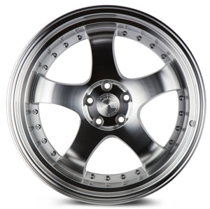 Aodhan AH03 Silver w/Machined Face 19x9.5 +22 5x114.3 73.1mm - Wheelwiz
