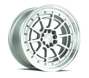Aodhan AH04 Silver w/Machined Face 17x9 +25 5x100|5x114.3 73.1mm - Wheelwiz