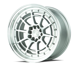 Aodhan AH04 Silver w/Machined Face 17x9 +25 5x100|5x114.3 73.1mm - Wheelwiz