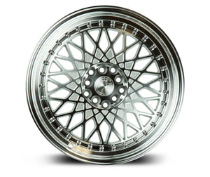 Aodhan AH05 Silver w/Machined Face 16x8 +15 4x100|4x114.3 73.1mm - Wheelwiz
