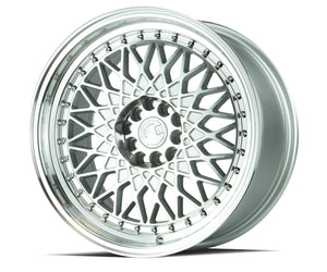 Aodhan AH05 Silver w/Machined Face 16x8 +15 4x100|4x114.3 73.1mm - Wheelwiz