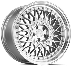 Aodhan AH05 Silver w/Machined Face 18x9.5 +35 5x114.3 73.1mm - Wheelwiz