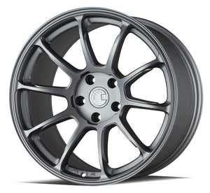 Aodhan AH06 Matte Gray 18x10 +25 5x114.3 73.1mm - Wheelwiz