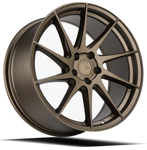 Aodhan AH09 Matte Bronze 18x8.5 Driver Side +35 5x112 73.1mm - Wheelwiz