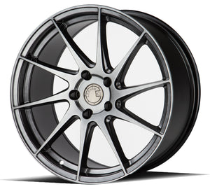 Aodhan AH09 Hyper Black 18x8.5 Passenger Side +35 5x114.3 73.1mm - Wheelwiz