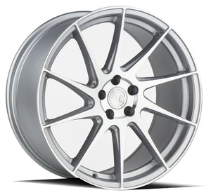 Aodhan AH09 Gloss Silver Machined Face 18x8.5 +35 5x114.3 73.1mm - Wheelwiz