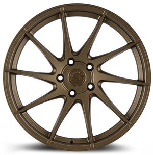 Aodhan AH09 Matte Bronze 18x9.5 Driver Side +35 5x112 73.1mm - Wheelwiz