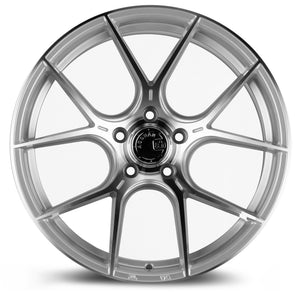 Aodhan AH-11 Gloss Silver Machined Face 19x9.5 +35 5x120 72.6mm - Wheelwiz