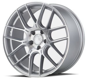 Aodhan AH-X Gloss Silver Machined Face 18x8.5 +35 5x112 73.1mm - Wheelwiz