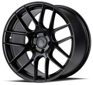 Aodhan AH-X Matte Black 18x9.5 +35 5x120 72.6mm - Wheelwiz
