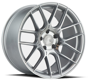 Aodhan AH-X Gloss Silver Machined Face 18x9.5 +35 5x112 73.1mm - Wheelwiz