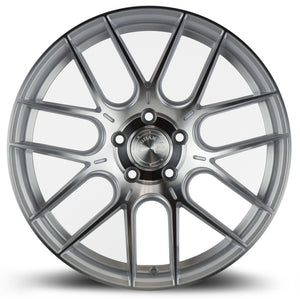 Aodhan AH-X Gloss Silver Machined Face 18x9.5 +35 5x112 73.1mm - Wheelwiz
