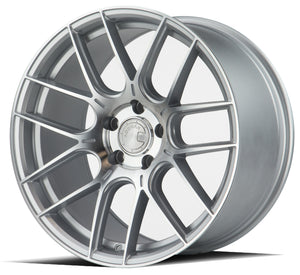 Aodhan AH-X Gloss Silver Machined Face 18x9.5 +35 5x112 73.1mm - Wheelwiz