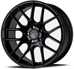 Aodhan AH-X Matte Black 19x8.5 +35 5x114.3 73.1mm - Wheelwiz