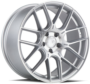 Aodhan AH-X Gloss Silver Machined Face 19x8.5 +35 5x112 73.1mm - Wheelwiz