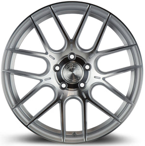 Aodhan AH-X Gloss Silver Machined Face 19x9.5 +35 5x120 72.6mm - Wheelwiz