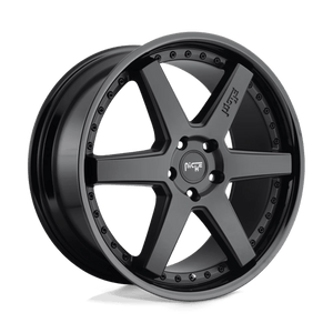 Niche M192 ALTAIR Gloss Black Matte Black 18x8.5 +35 5x120mm 72.6mm - Wheelwiz